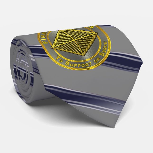 Corbata Cuerpo de Finanzas del Ejército  (Enrollado)