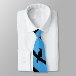 Corbata Cuervo posado, azul