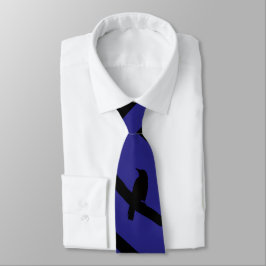 Corbata Cuervo posado, azul oscuro