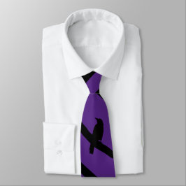 Corbata Cuervo posado, morado
