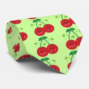 Corbata Cuestas de cerezas
