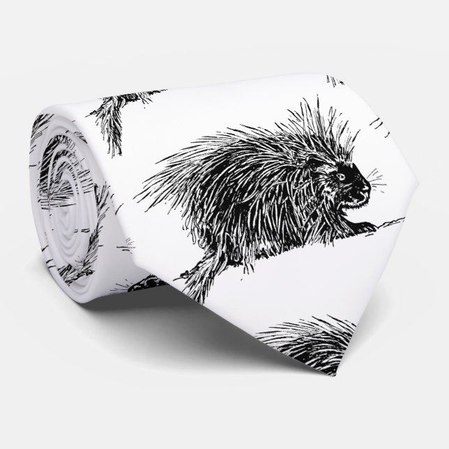 Corbata Cuidada y espeluznante Hedgehog Thunder_Cove (Enrollado)
