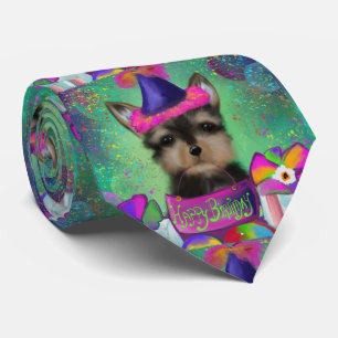 CORBATA CUMPLEAÑOS DE YORKIE POO