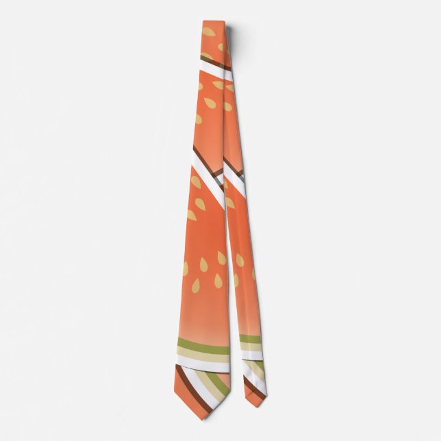 Corbata Cuñas Funky melon (Anverso)