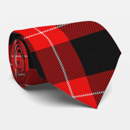 Corbata Cunningham Tartan Red Black Plaid
