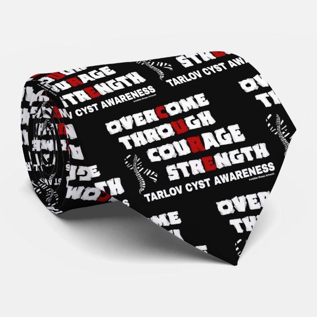 Corbata CURE...Tarlov Cyst Neck Tie (Enrollado)