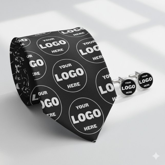 Corbata Custom Logo Tie - Professional Branded Necktie (Custom Logo Tie - Professional Branded Necktie)