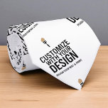 Corbata Custom Minimalist Personalized Company Branded<br><div class="desc">Add a refined finishing touch to your professional look with this Custom Minimalist Personalized Company Branded Neck Tie, designed to showcase your logo or company name in a subtle, modern style. Ideal for trade shows, executive wear, client meetings, or branded uniforms, this tie offers understated sophistication and brand consistency. Made...</div>