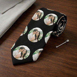 Corbata Custom Photo Pattern Wedding Tie, Personalised 