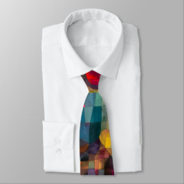 Corbata Custom Vivid Abstract Geometric Art