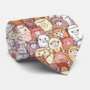 Corbata Cute divertida Alpaca Llama Neck Tie