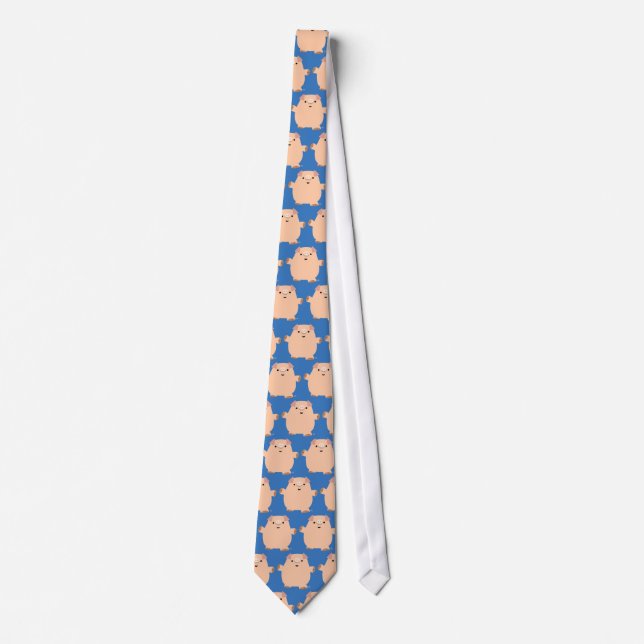 Corbata Cute Fun Personalizado Pig Tie (Anverso)