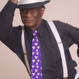 Corbata Cute Ghosts Halloween Purple