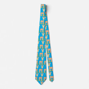 Corbata Cute Giraffe Munching Thunder_Cove