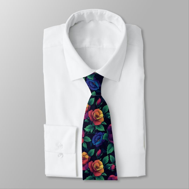 Corbata Cute Groomsman Gift Rose (Atado)