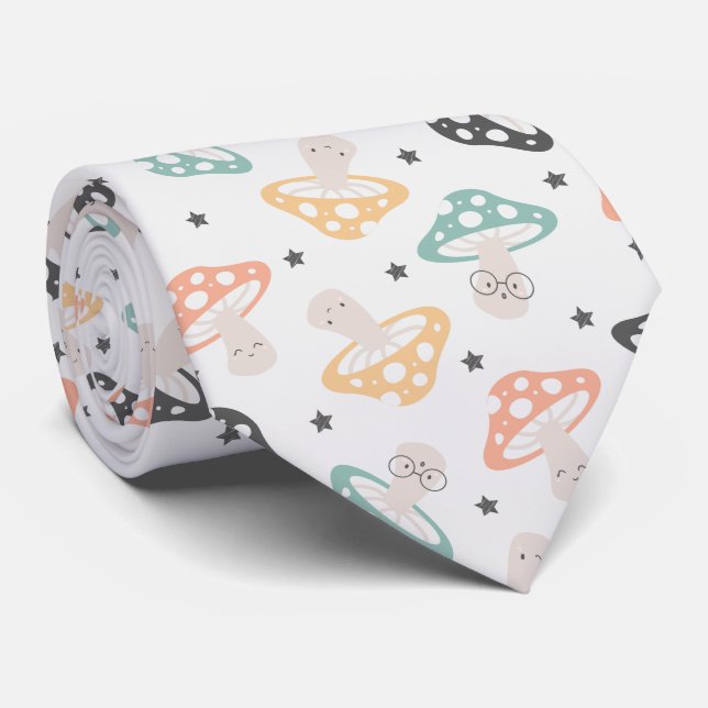 Corbata Cute Kawaii Hongo (Enrollado)