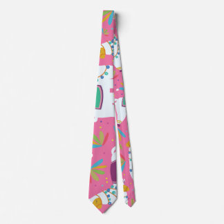 Corbata Cute Llama Pattern