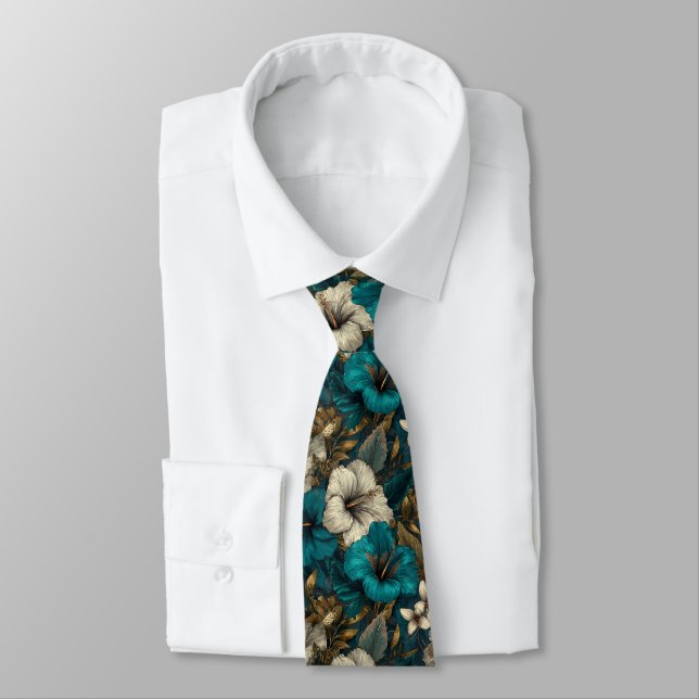 Corbata Cute Valentine Gifts For Boyfriend Tropical Floral (Atado)