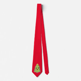 Corbata Cuto Árbol de Navidad Festividad Roja