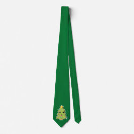 Corbata Cuto árbol de Navidad Verde Festividad