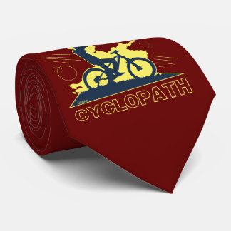 Corbata CYCLOPATH graciosa idea de regalo de bicicleta de