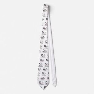 Corbata D está para las camisetas y los regalos de Dalmati