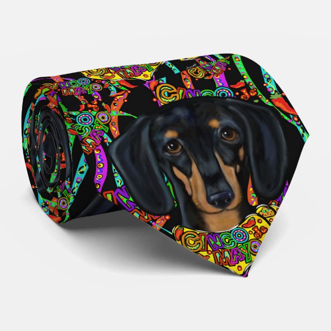 Corbata Dachshund (Enrollado)