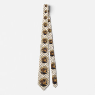 Corbata Dachshund (Cabezal alambrada) Pintura original de