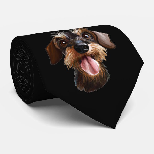 Corbata Dachshund con cable (Enrollado)