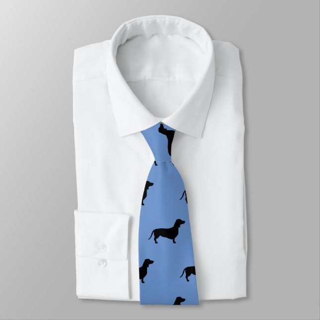 Corbata Dachshund Pelo Corto - Silueta 1 (Atado)