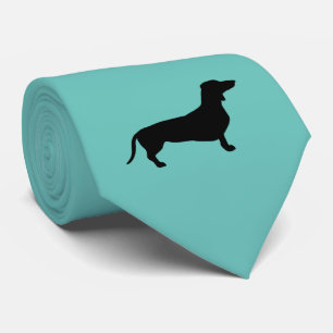Corbata Dachshund Pelo Corto - Silueta 1