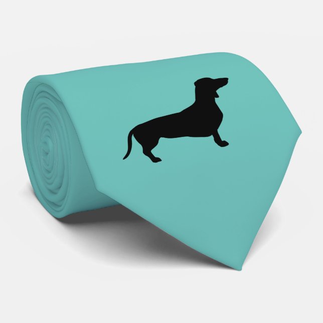 Corbata Dachshund Pelo Corto - Silueta 1 (Enrollado)