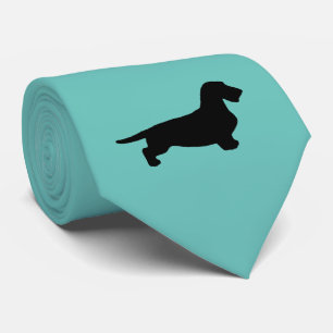 Corbata Dachshund Pelo Rudo - Silueta 1