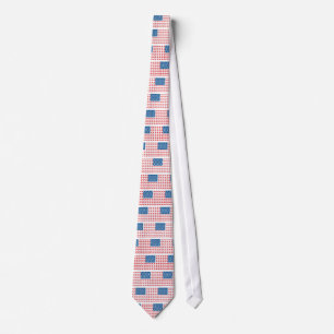 Corbata Dachshund USA Bandera Patriótica