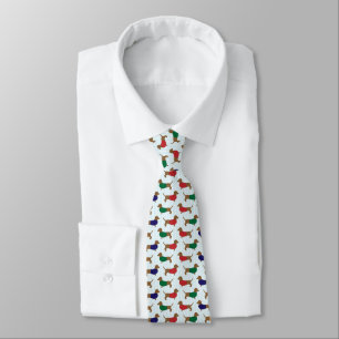 Corbata dachshunds Pattern Tie