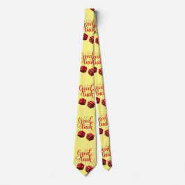 Corbata dados de día afortunado
