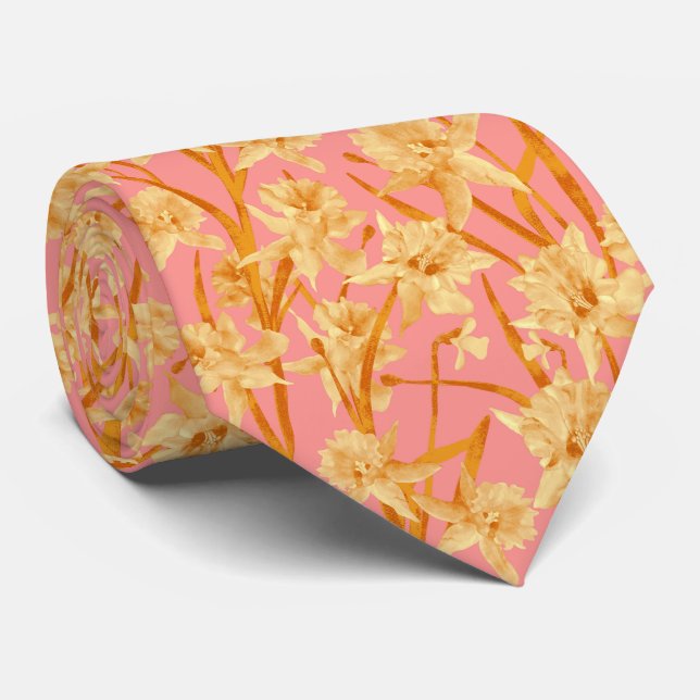 Corbata Daffodil romántico (Enrollado)