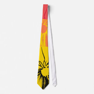 Corbata Daisy Flower Fine art Tie