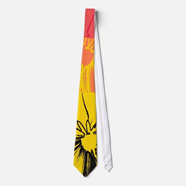 Corbata Daisy Flower Fine art Tie (Anverso)