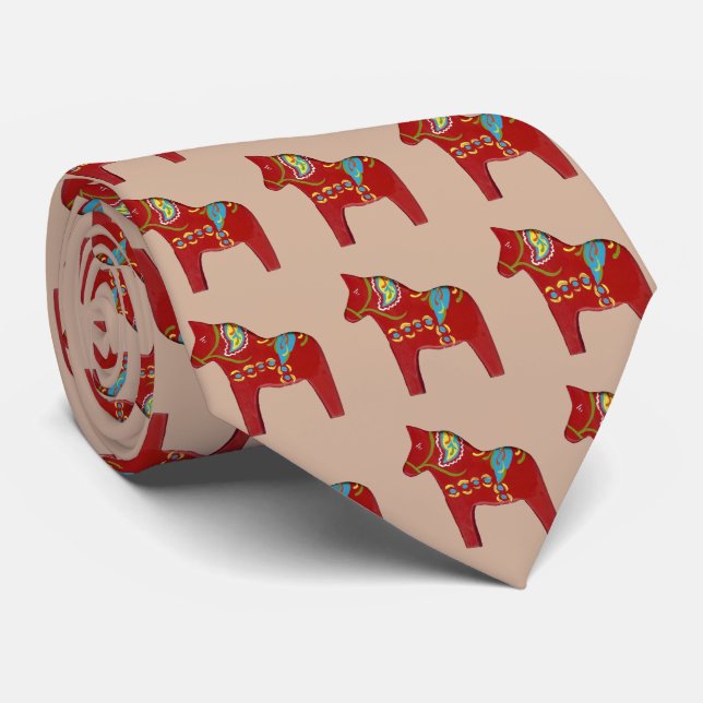 Corbata Dala Horse Necktie (Enrollado)