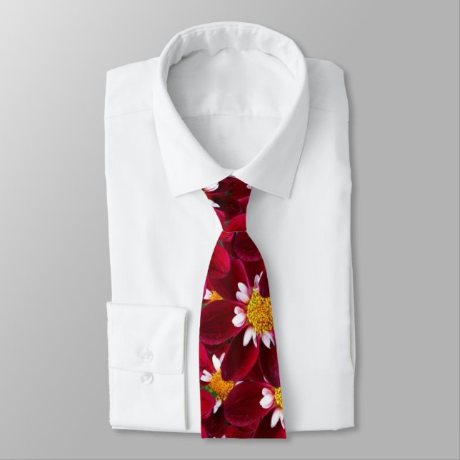 Corbata Dalia Roja (Atado)