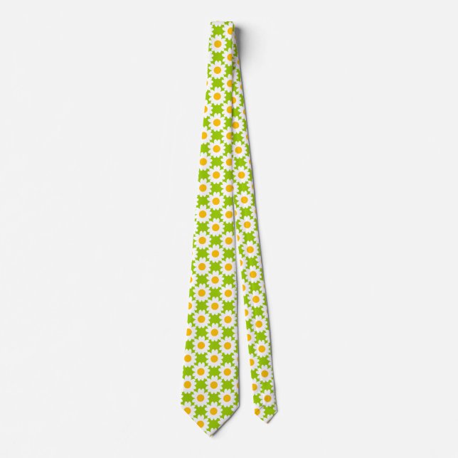Corbata Dalias Groovy (Anverso)