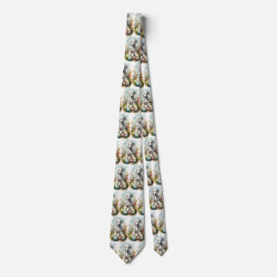 Corbata Dálmata con huevos de Pascua