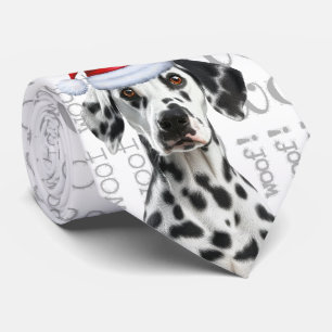 Corbata Dálmata divertido para amantes de perros en Navida