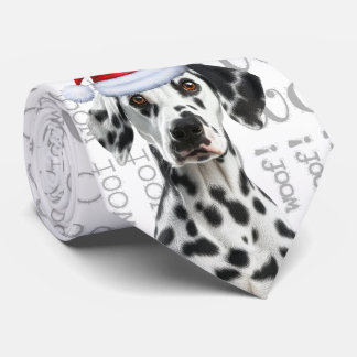 Corbata Dálmata divertido para amantes de perros en Navida