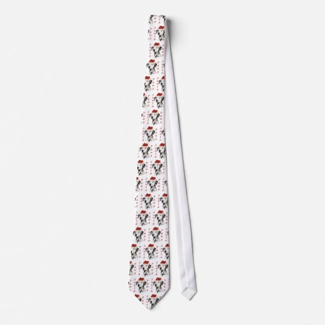 Corbata Dalmatian (negro) Santa Paws (Anverso)