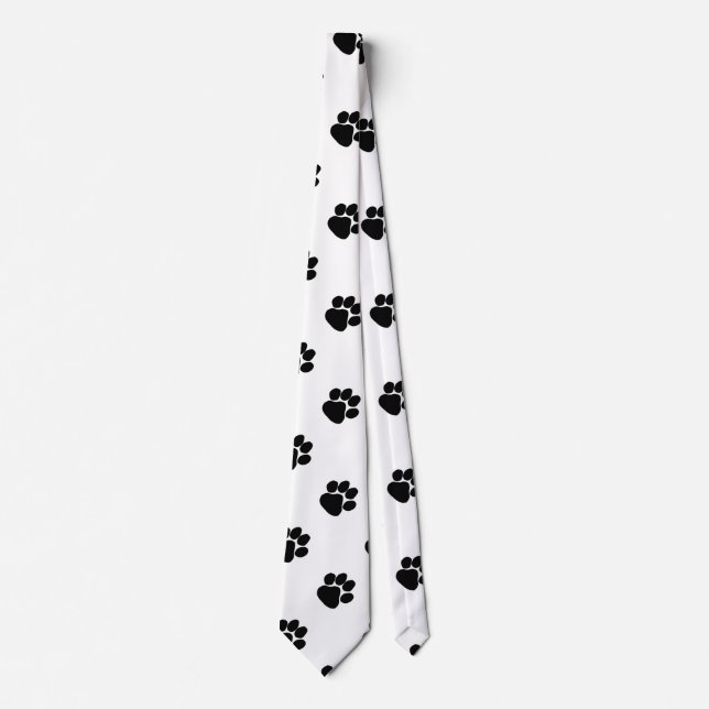Corbata Dalmatian Style Dog Paws Fun Birthday Gift (Anverso)