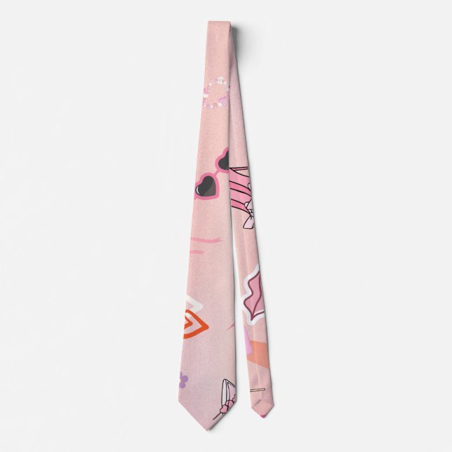 Corbata Dama Rosa (Anverso)