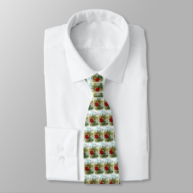 Corbata Damas Y Cisnes (Atado)
