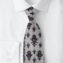 Damasco ventilado negro y gris